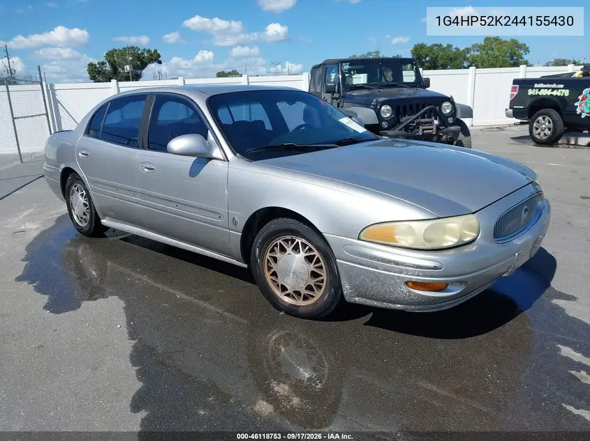 BUICK LESABRE 2004, VIN 1G4HP52K244155430