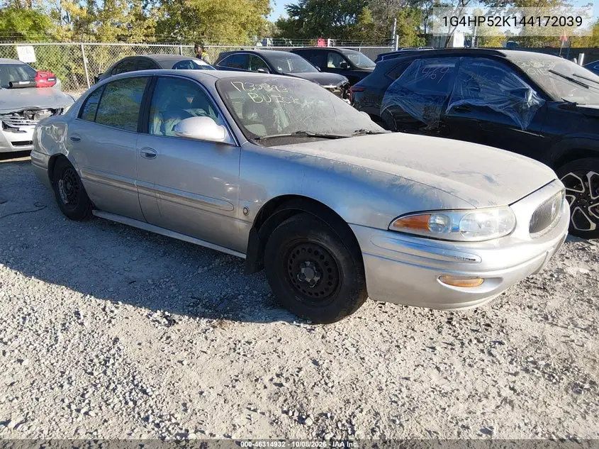 BUICK LESABRE 2004, VIN 1G4HP52K144172039