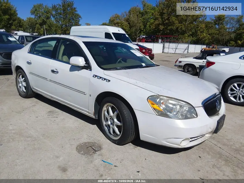 BUICK LUCERNE 2006, VIN 1G4HE57Y16U142934
