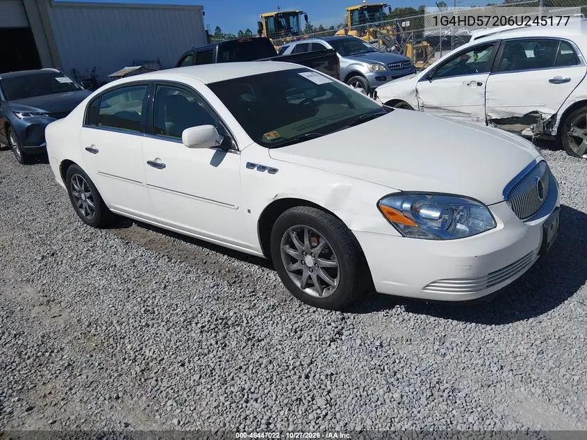 BUICK LUCERNE 2006, VIN 1G4HD57206U245177
