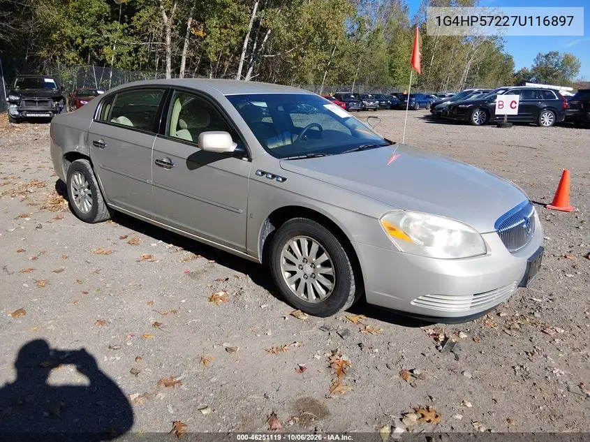 BUICK LUCERNE 2007, VIN 1G4HP57227U116897