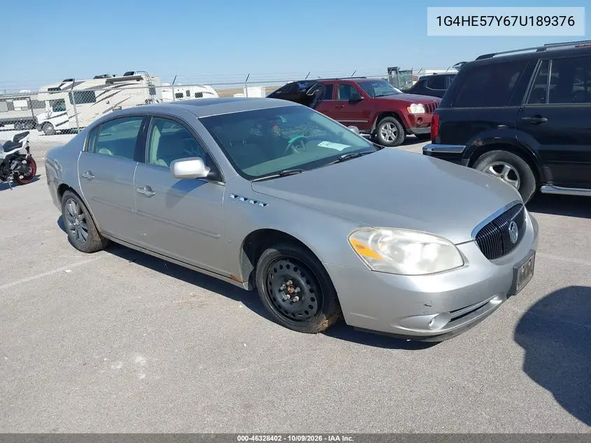 BUICK LUCERNE 2007, VIN 1G4HE57Y67U189376
