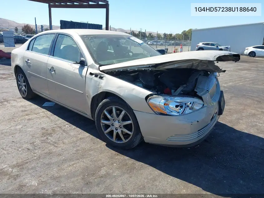 BUICK LUCERNE 2008, VIN 1G4HD57238U188640
