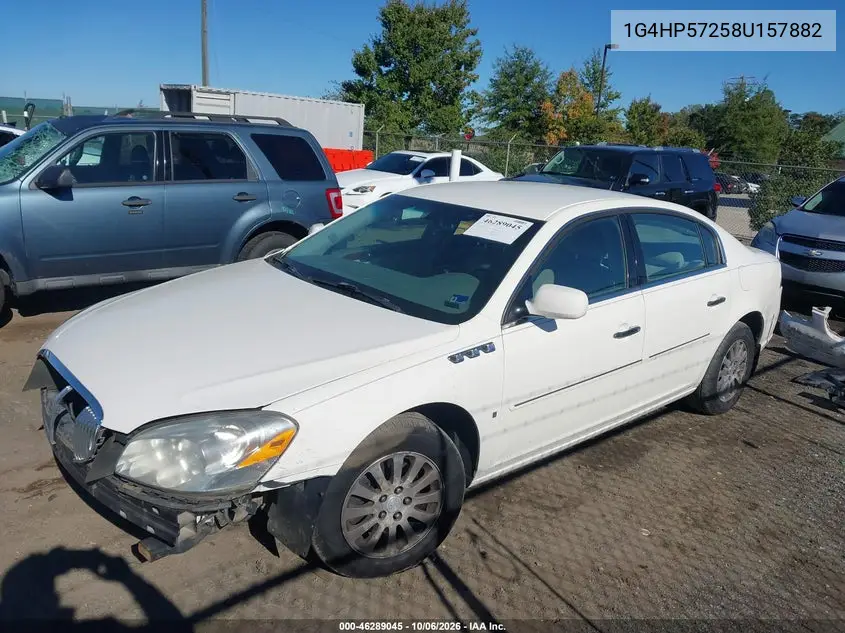 2008 BUICK LUCERNE VIN 1G4HP57258U157882 — фото 2