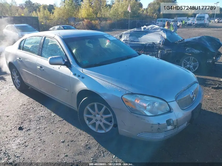 BUICK LUCERNE 2008, VIN 1G4HD57248U177789