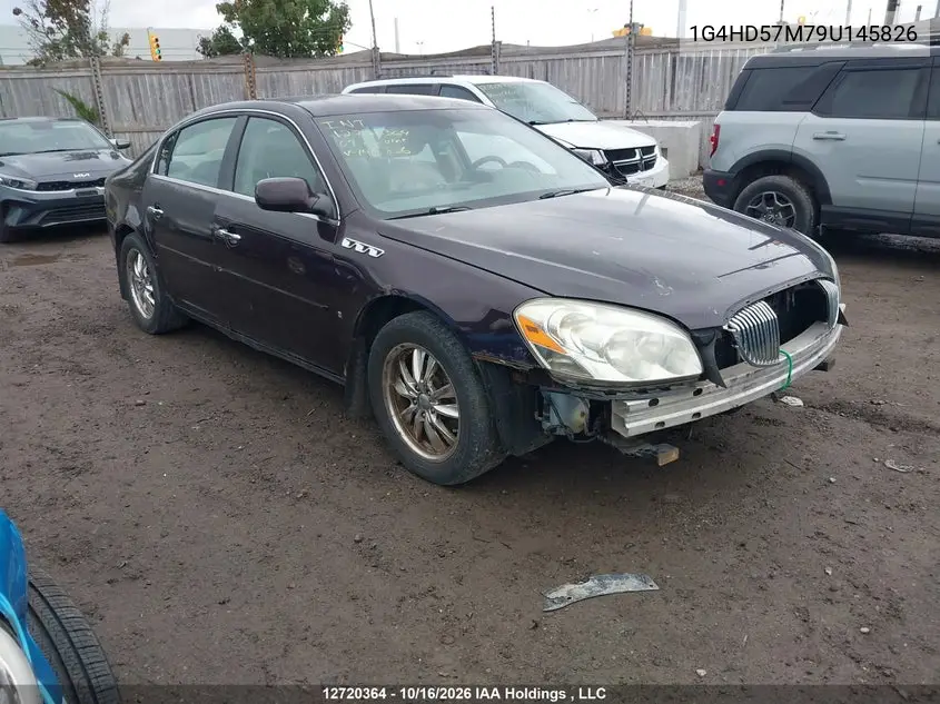 BUICK LUCERNE 2009, VIN 1G4HD57M79U145826