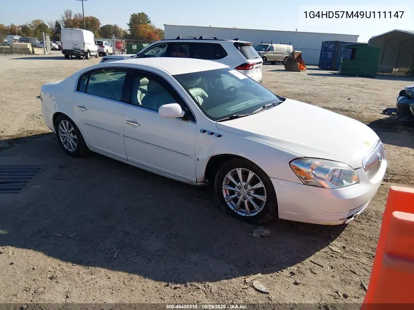 BUICK LUCERNE 2009, VIN 1G4HD57M49U111147