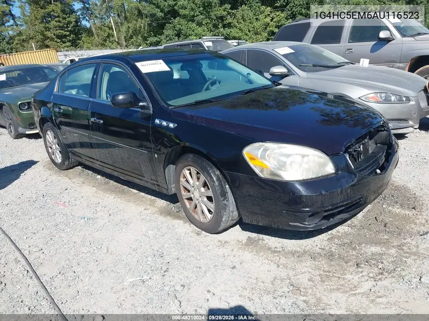 BUICK LUCERNE 2010, VIN 1G4HC5EM6AU116523