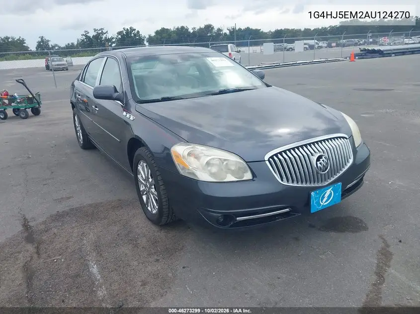 BUICK LUCERNE 2010, VIN 1G4HJ5EM2AU124270