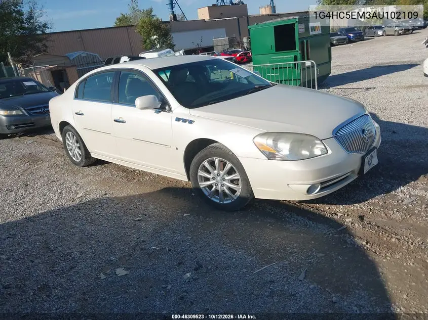 BUICK LUCERNE 2010, VIN 1G4HC5EM3AU102109