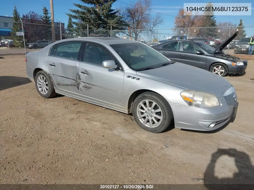 BUICK LUCERNE 2011, VIN 1G4HC5EM6BU123375
