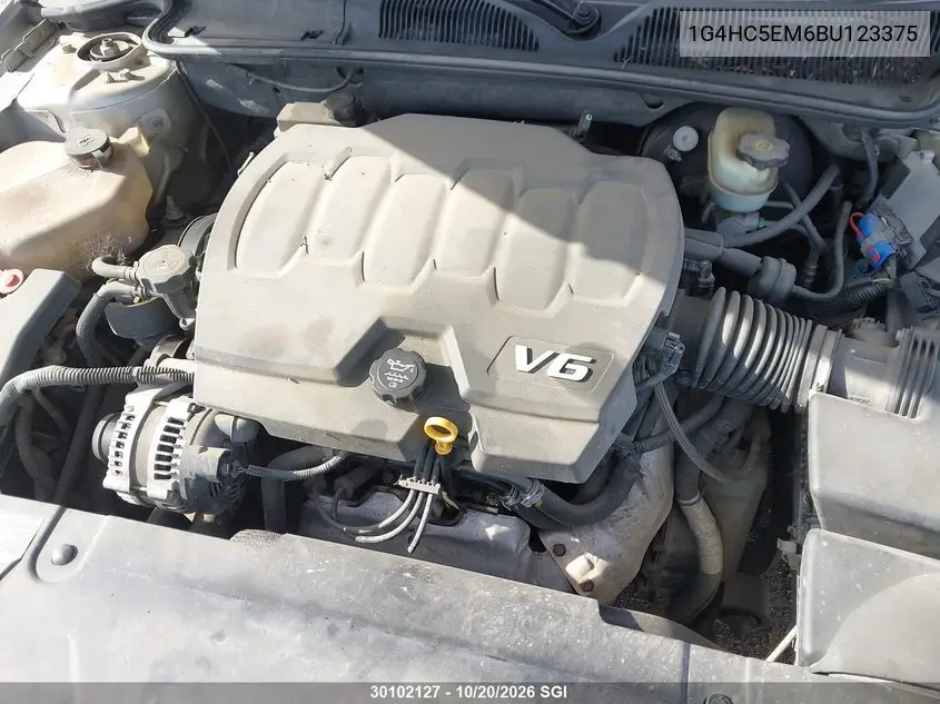 2011 BUICK LUCERNE VIN 1G4HC5EM6BU123375 — фото 10