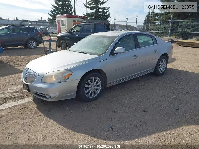 2011 BUICK LUCERNE VIN 1G4HC5EM6BU123375 — фото 2
