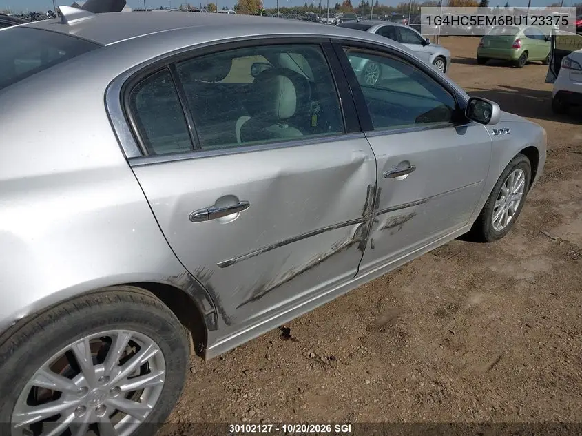 2011 BUICK LUCERNE VIN 1G4HC5EM6BU123375 — фото 6
