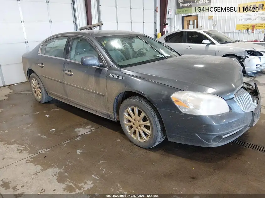 BUICK LUCERNE 2011, VIN 1G4HC5EM8BU110420