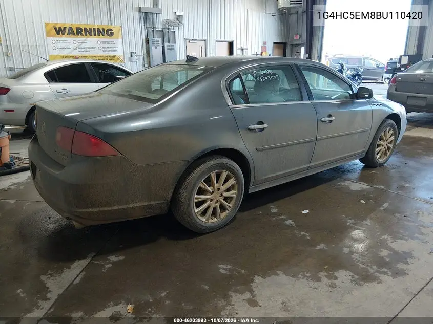 2011 BUICK LUCERNE VIN 1G4HC5EM8BU110420 — фото 4