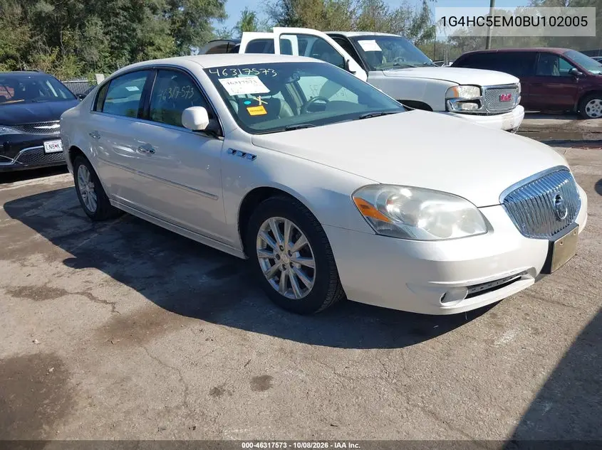 BUICK LUCERNE 2011, VIN 1G4HC5EM0BU102005