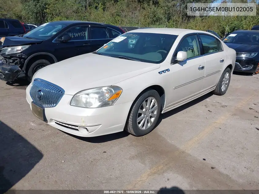 2011 BUICK LUCERNE VIN 1G4HC5EM0BU102005 — фото 2