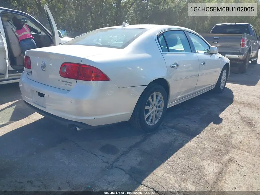 2011 BUICK LUCERNE VIN 1G4HC5EM0BU102005 — фото 4