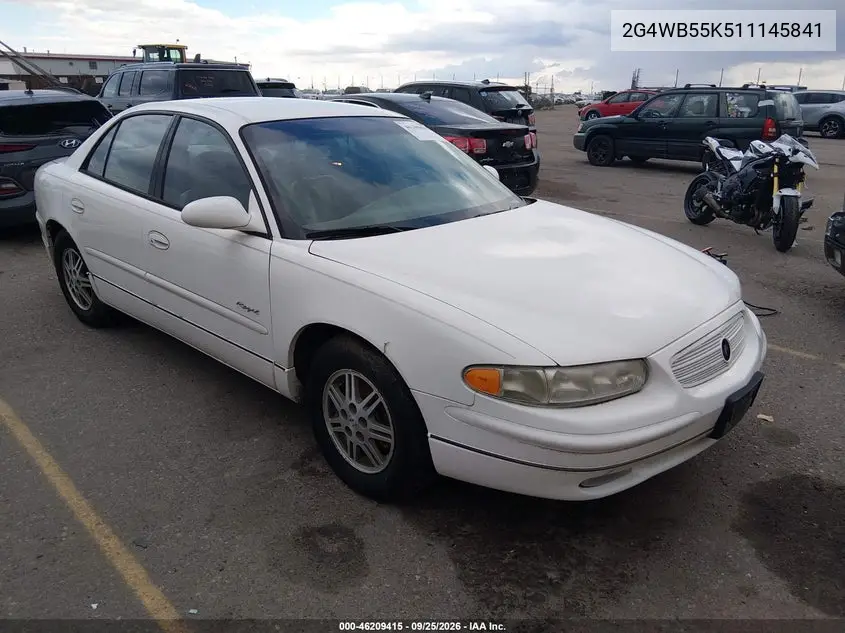 BUICK REGAL 2001, VIN 2G4WB55K511145841