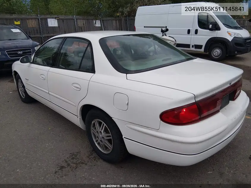 2001 BUICK REGAL VIN 2G4WB55K511145841 — фото 3