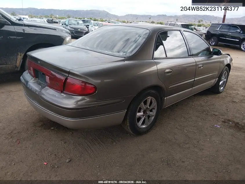 2003 BUICK REGAL VIN 2G4WB52K231144377 — фото 4