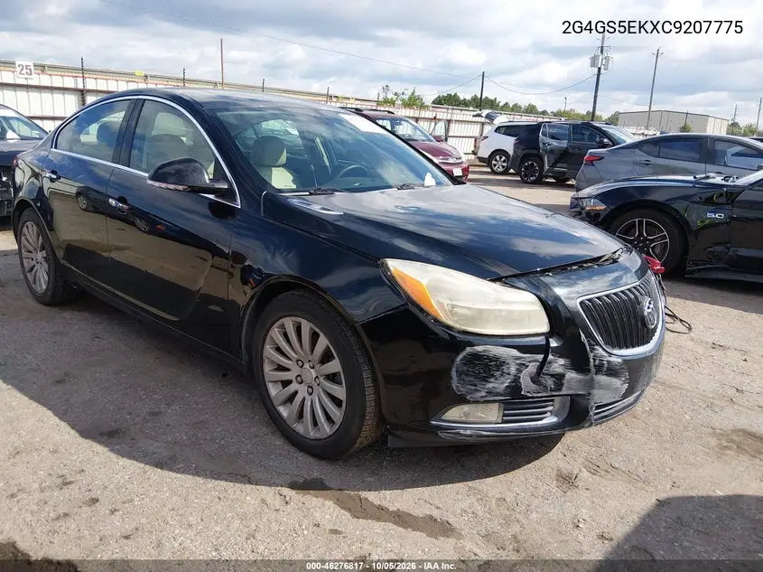 BUICK REGAL 2012, VIN 2G4GS5EKXC9207775