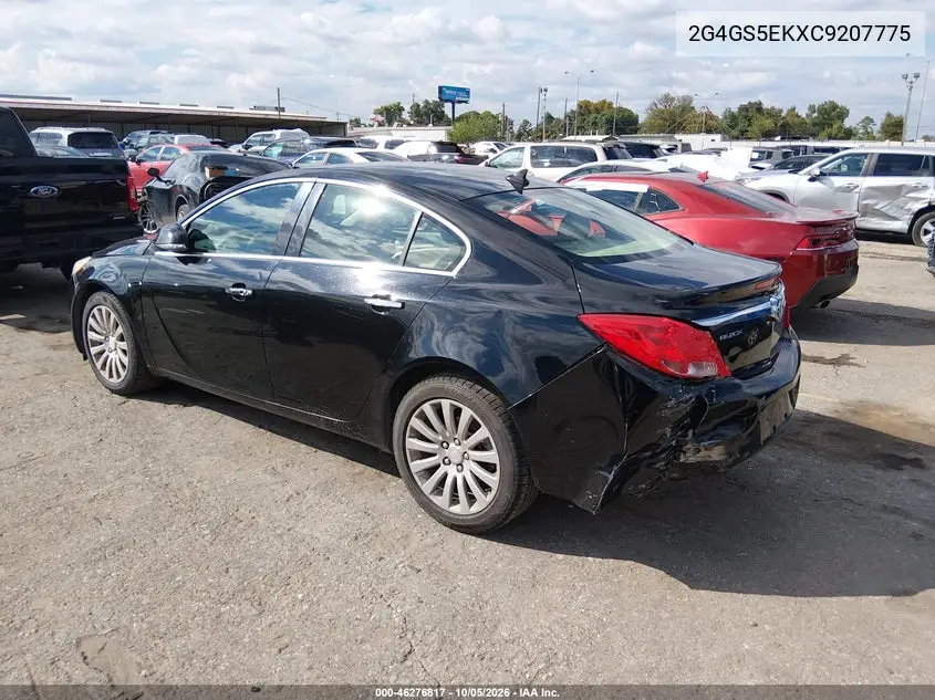 2012 BUICK REGAL VIN 2G4GS5EKXC9207775 — фото 3