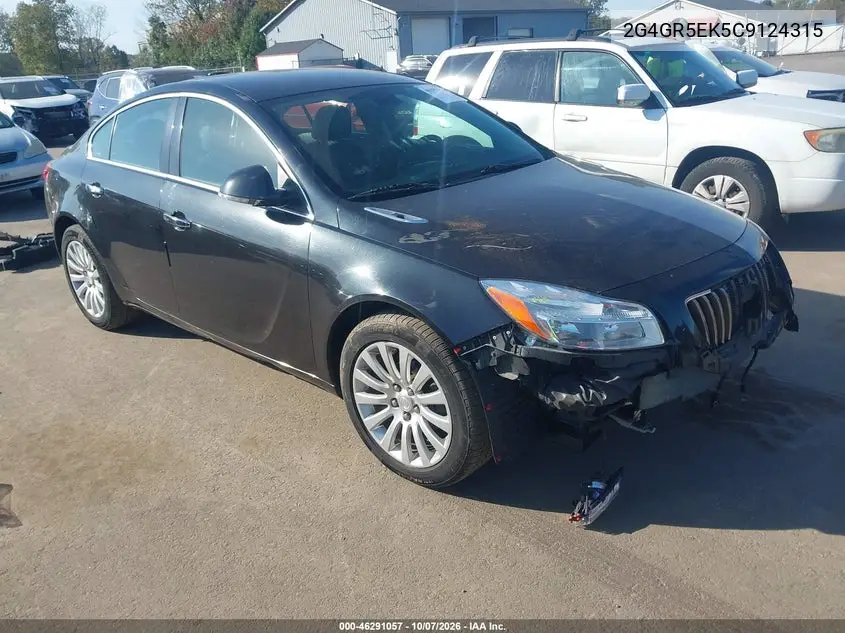 BUICK REGAL 2012, VIN 2G4GR5EK5C9124315