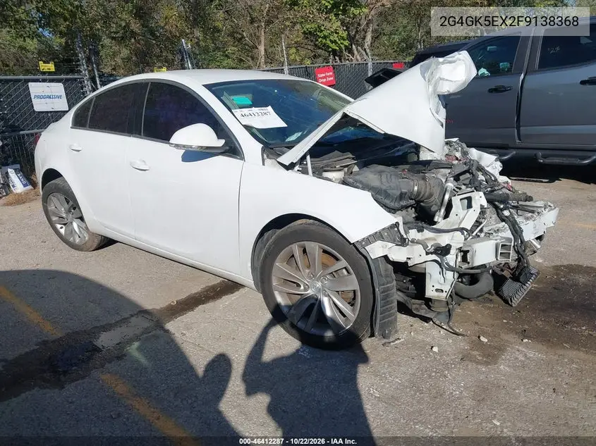 BUICK REGAL 2015, VIN 2G4GK5EX2F9138368