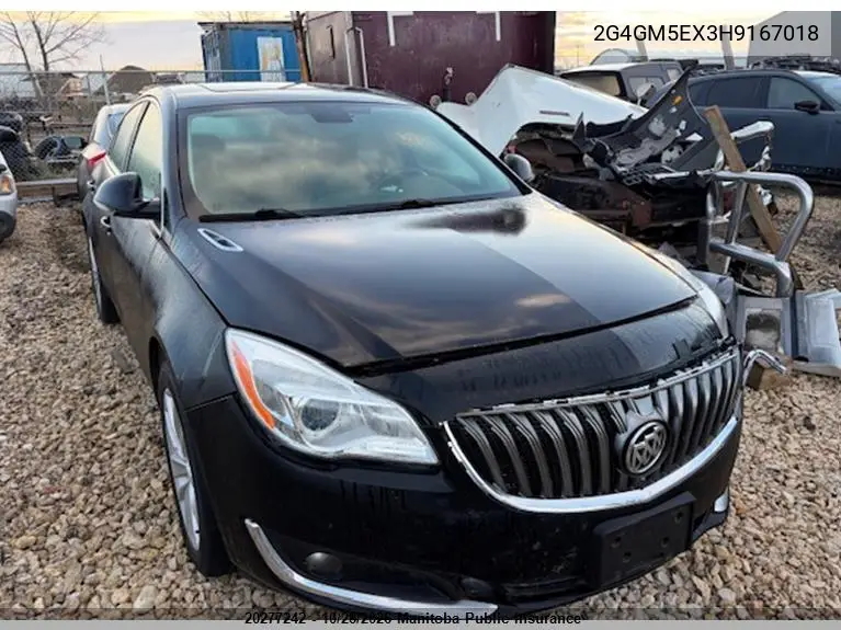 BUICK REGAL 2017, VIN 2G4GM5EX3H9167018