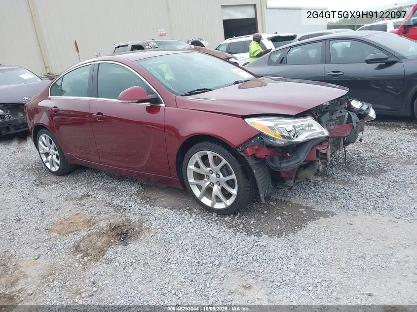 BUICK REGAL 2017, VIN 2G4GT5GX9H9122097