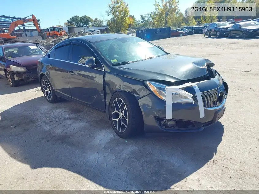 BUICK REGAL 2017, VIN 2G4GL5EX4H9115903