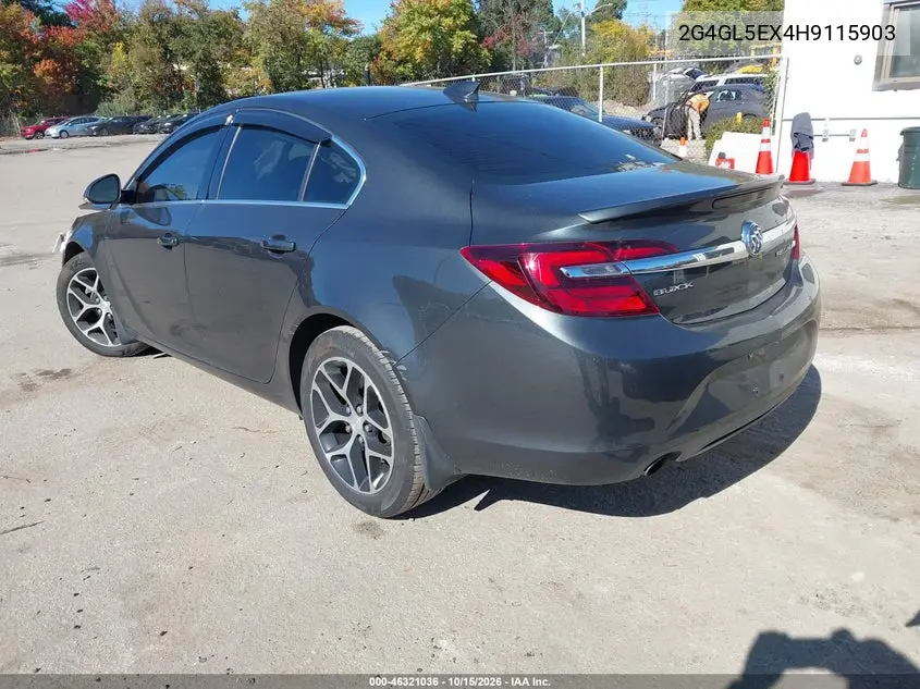 2017 BUICK REGAL VIN 2G4GL5EX4H9115903 — фото 3