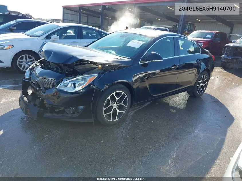 2017 BUICK REGAL VIN 2G4GL5EX5H9140700 — фото 2