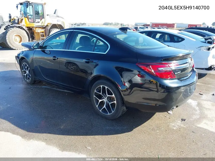 2017 BUICK REGAL VIN 2G4GL5EX5H9140700 — фото 3
