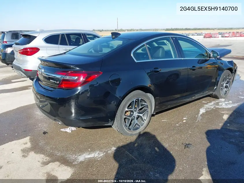 2017 BUICK REGAL VIN 2G4GL5EX5H9140700 — фото 4
