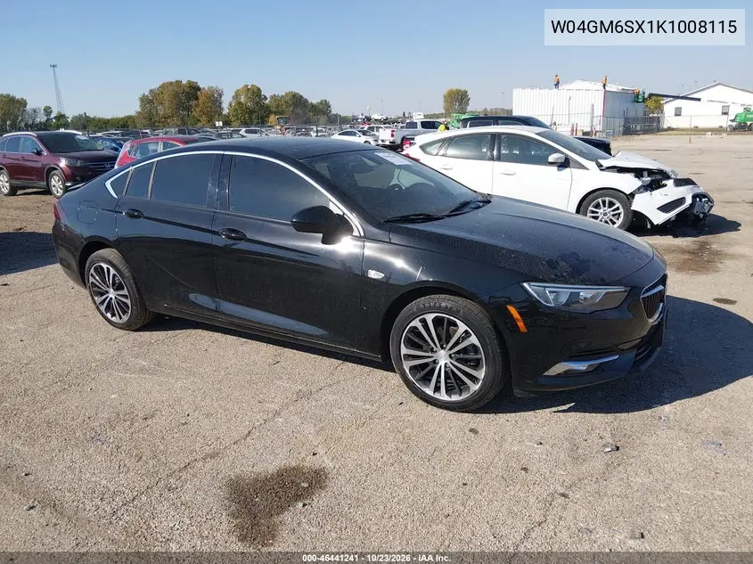 BUICK REGAL 2019, VIN W04GM6SX1K1008115