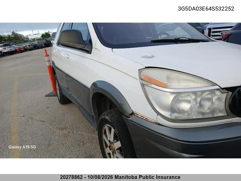 BUICK RENDEZVOUS 2004, VIN 3G5DA03E64S532252