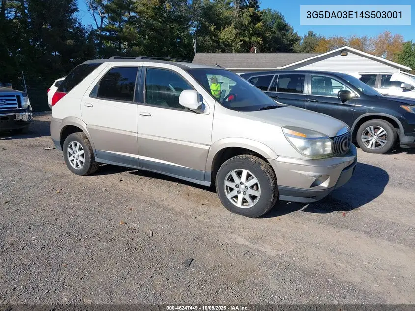 BUICK RENDEZVOUS 2004, VIN 3G5DA03E14S503001