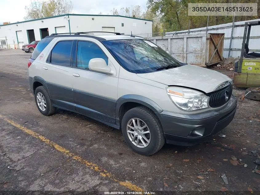 BUICK RENDEZVOUS 2004, VIN 3G5DA03E14S513625