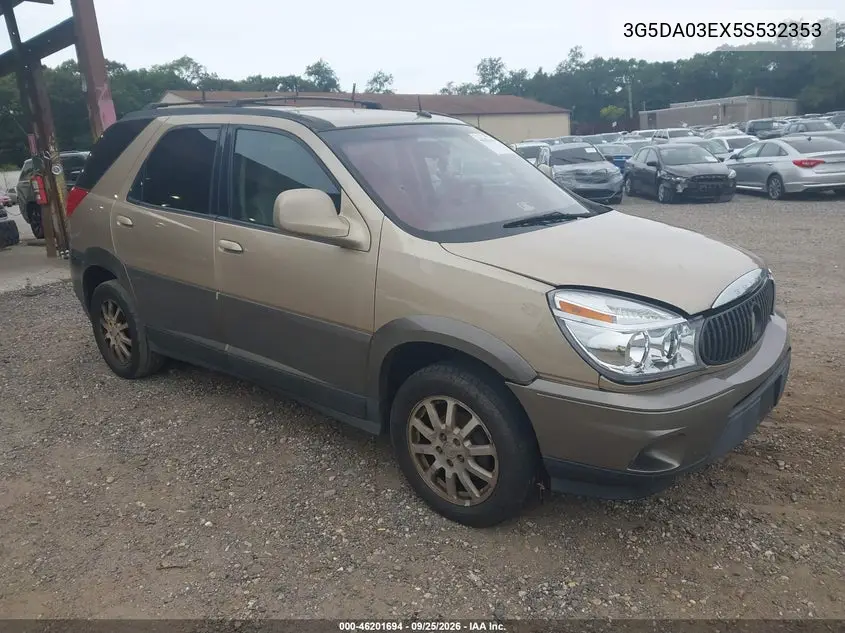 BUICK RENDEZVOUS 2005, VIN 3G5DA03EX5S532353