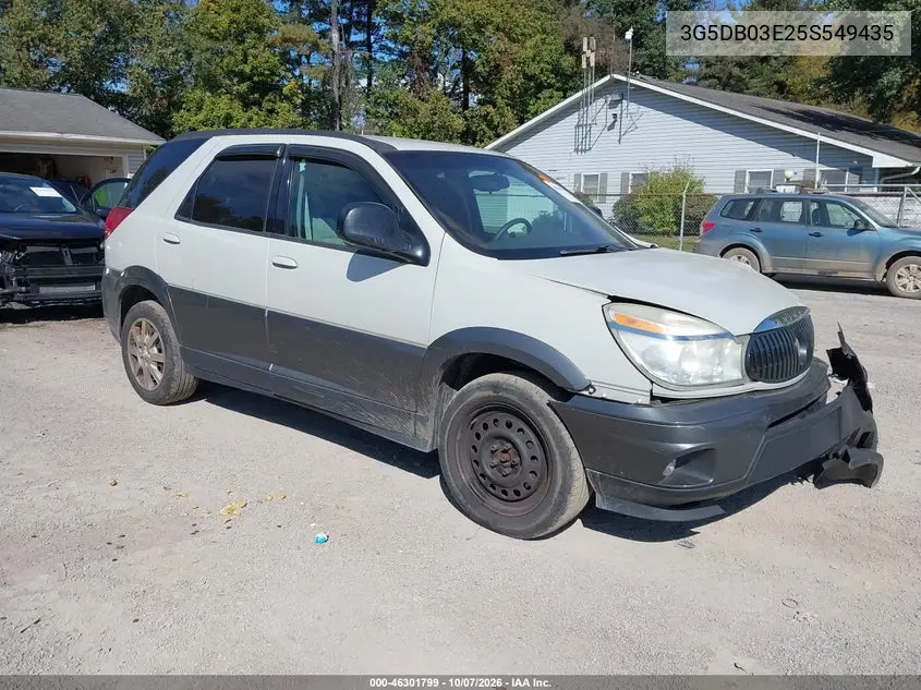 BUICK RENDEZVOUS 2005, VIN 3G5DB03E25S549435