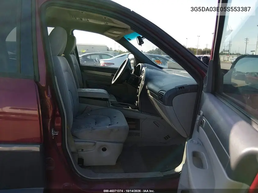 2005 BUICK RENDEZVOUS VIN 3G5DA03E05S553387 — фото 5