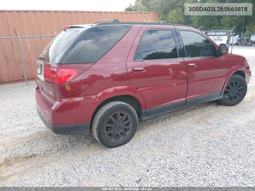 2006 BUICK RENDEZVOUS VIN 3G5DA03L26S665818 — фото 4