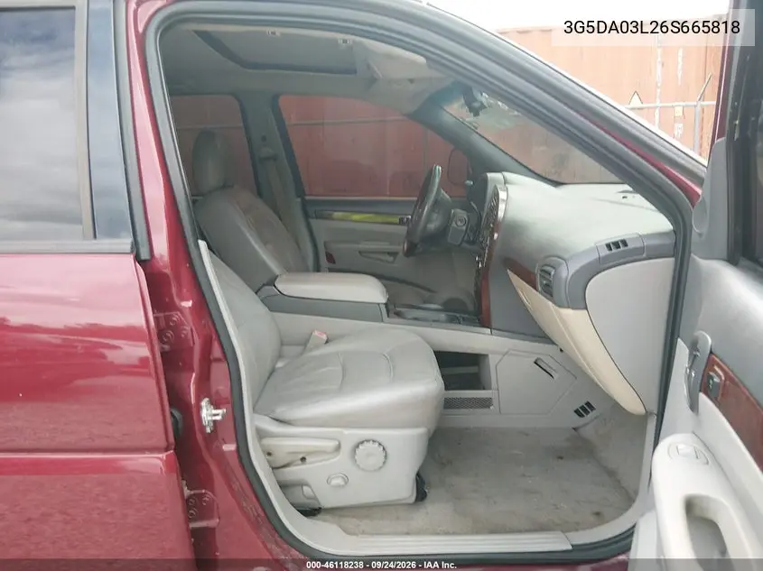 2006 BUICK RENDEZVOUS VIN 3G5DA03L26S665818 — фото 5