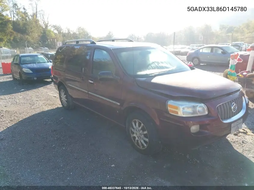 BUICK TERRAZA 2006, VIN 5GADX33L86D145780
