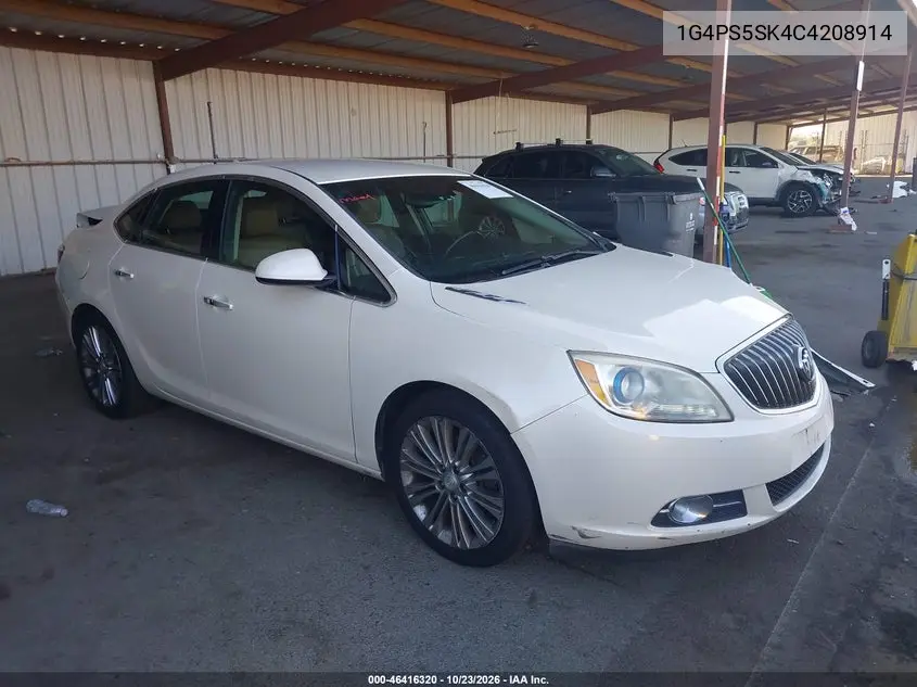 BUICK VERANO 2012, VIN 1G4PS5SK4C4208914