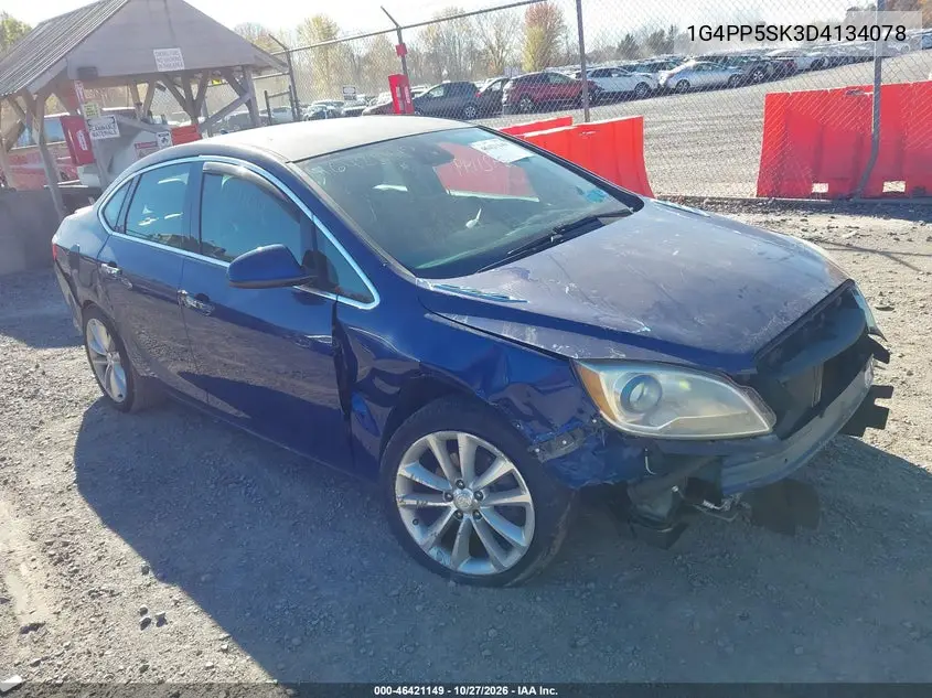 BUICK VERANO 2013, VIN 1G4PP5SK3D4134078