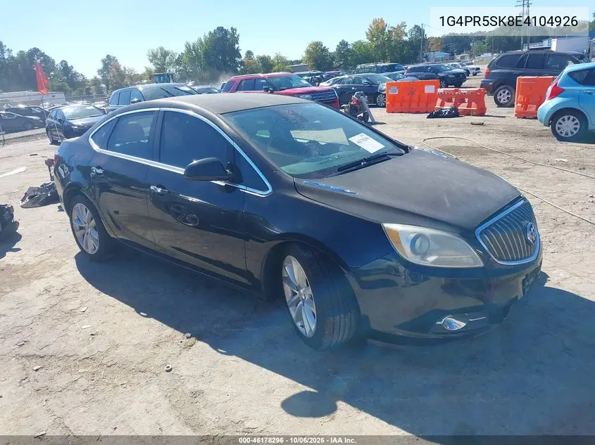 BUICK VERANO 2014, VIN 1G4PR5SK8E4104926